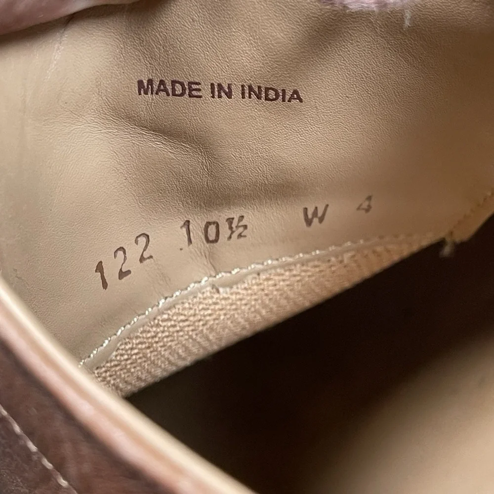 Cole Haan Shoes Mens 10.5 M Grand OS Oxford Brown Leather Cap Toe Warren C20153